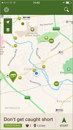 Geocaching Map
