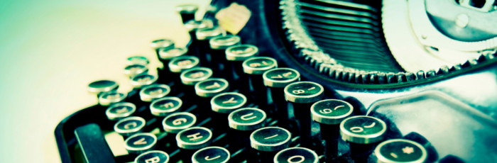 Digging Out The Typewriter
