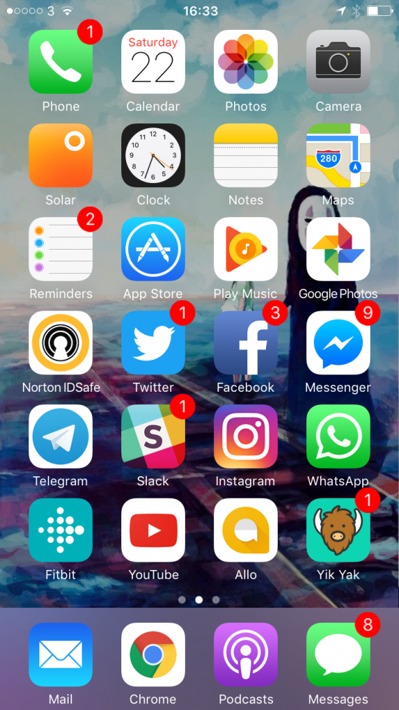 My iPhone Screen