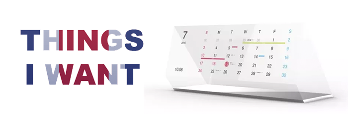 Things I Want: e-Paper Smart Calendar