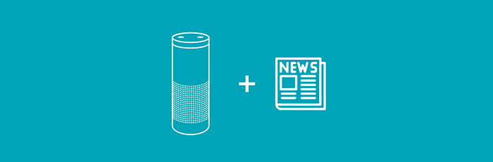 “Alexa, play flash briefing!!”