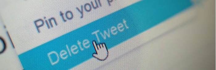 Delete That Tweet And Start From Scratch